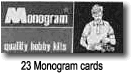 23 Monogram cards