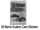 30 Barris Kustom Kars Stickers